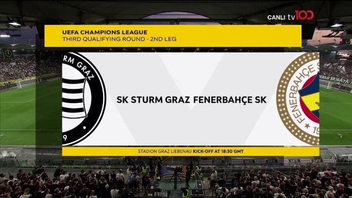 tgmactv's tweet photo. 🔴 Canlı Yayınlar Telegram Kanalımızda Katılmak İçin @tgmactv Biografisinde Acil Katılın Alımlar Sınırlıdır

Sturm Graz - Fenerbahçe

#STUvFB #FBvSTU Ederson Mert Günok Chobani #MaçVarsaÜlkerVar #UCL Talisca Asensio Greenwood İsmail Kartal FenerlilerBurda Başarılar Fenerbahçem https://t.co/fVTL0MeZC1