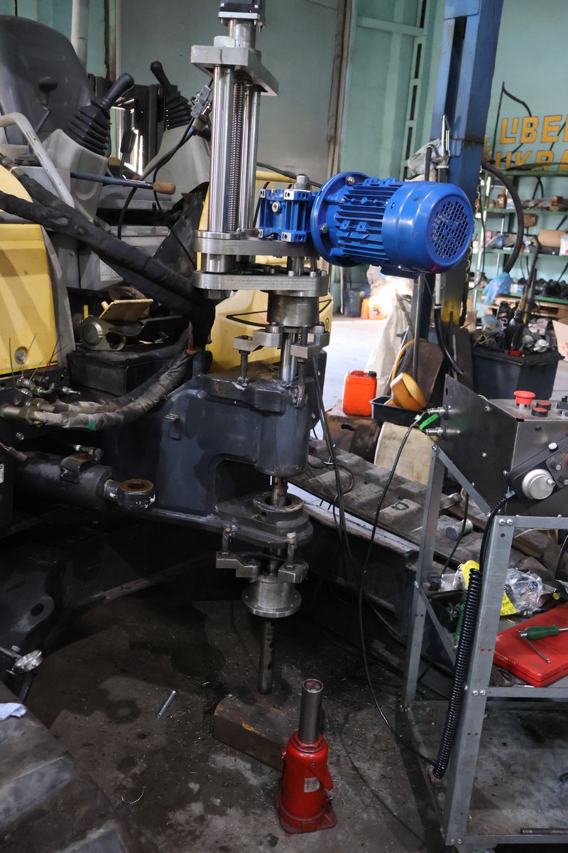 Teoyaomiquu's tweet photo. Hello everyone, I am starting a new fundraiser to help maintain and repair engineering equipment @LibertyUkraineF has already delivered to Ukraine with your aid. Donation link at the end of this post.

Please read till the end, like, share and quote - it is very important for this fundraiser.

Donations are tax deductible.

Over the past 3 years, we have delivered more than 30 excavators, 40 heavy trucks, and loads of other engineering equipment such as cranes, augers, and off-road forklifts.

90% of the equipment we have delivered has performed exceptionally well, as we picked some of the most durable models. However, even the best equipment can't live forever, and the stress it's been put through on the battlefield shows.

For example, one of the machines worked 12,000 hours over two years. That machine was a Yanmar VIO50 excavator that we bought, delivered, and serviced for $30,000. A new machine like this costs around $100,000. 12,000 machine hours is more than the expected lifetime of an excavator in this class.

Today, this excavator returned to us for major repairs. I can't stress enough the importance of the work this machine performed. It served in the 43rd Artillery Brigade, building fortifications for PzH 2000 howitzers and digging trenches for drone pilots. It saved countless lives from drone threats and tens of millions of dollars in equipment by protecting critical assets.

Today, we have a backlog of around 8 similar machines awaiting repairs. These machines have complex hydraulics, pins, and joints that require special equipment and expertise to repair.

My goal has always been to deliver the best-value solutions for the least amount of funding. For example, a machine used to bore pin seats on an excavator costs around $15,000. We didn't have that kind of funding dedicated to repairs, so my brother @vaycartana built and programmed such a tool himself, and it cost us only $4,000.

However, our ingenuity and desire to help Ukraine can only go so far without funding. We need parts, we need to pay for electricity, and we need to pay something to the workers who perform these repairs. This is back-breaking labor done under constant air raids, bombings, and air raid sirens.

That's why I am asking you to donate to the fundraiser using the link at the end of this post. Our goal is to raise $30,000 to allow us to repair up to 6 excavators.

Please share, quote repost, and like this post. It greatly helps visibility and directly impacts the battlefield.

https://t.co/kW45efUONx