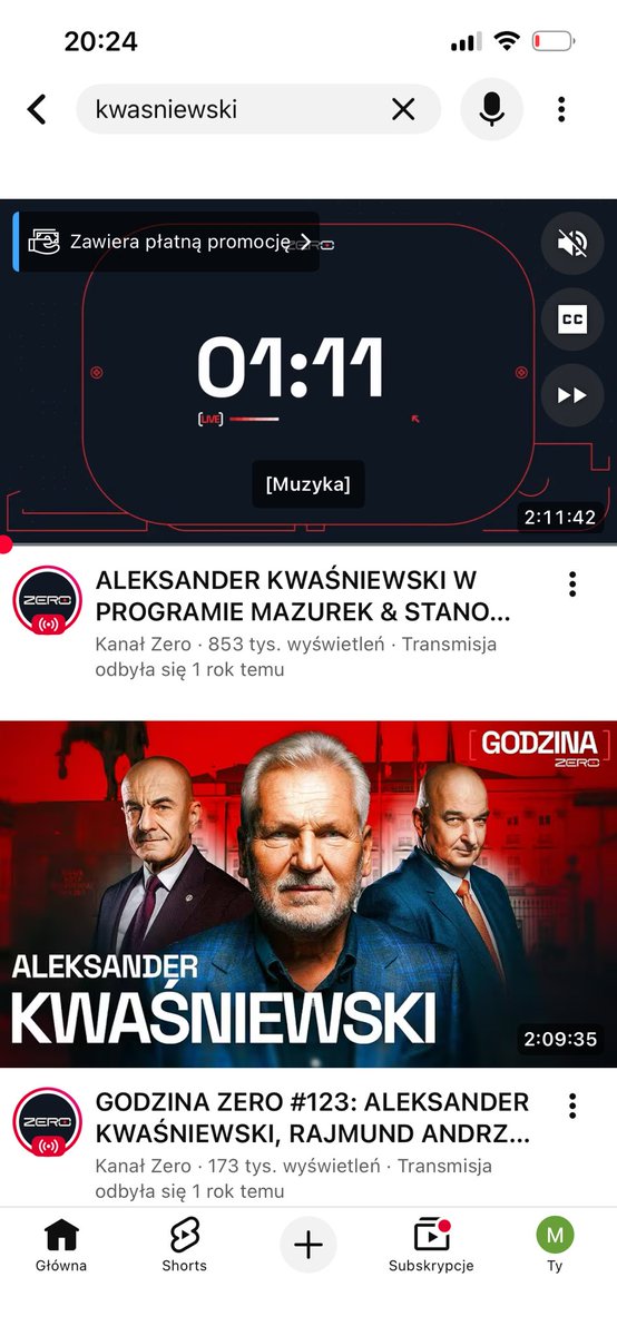 GarbinoMicha's tweet photo. @Kloc_K Literalnie w dobie mediów społecznościowych Kwaśniewski juz jako cywil po prezydenturze więc bez sztabu PRowcow kręci kosmiczne liczby na YT, tik toku etc. Ostatni jego wywiad w 5 dni wbił prawie 150k wyświetleń. Myślę że sporo aktywnych polityków z PR teamem zazdrości. https://t.co/kHrEcIKMVk