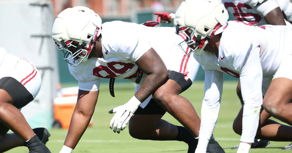 blakebyler45's tweet photo. Kane Wommack emphasizing 'violence' as key for Alabama's run defense

"It's an area where I thought we were too inconsistent a year ago. That was something we wanted to make sure we addressed."

https://t.co/Ac3Mlg1zgm (On3+) https://t.co/vvRWmToy3a