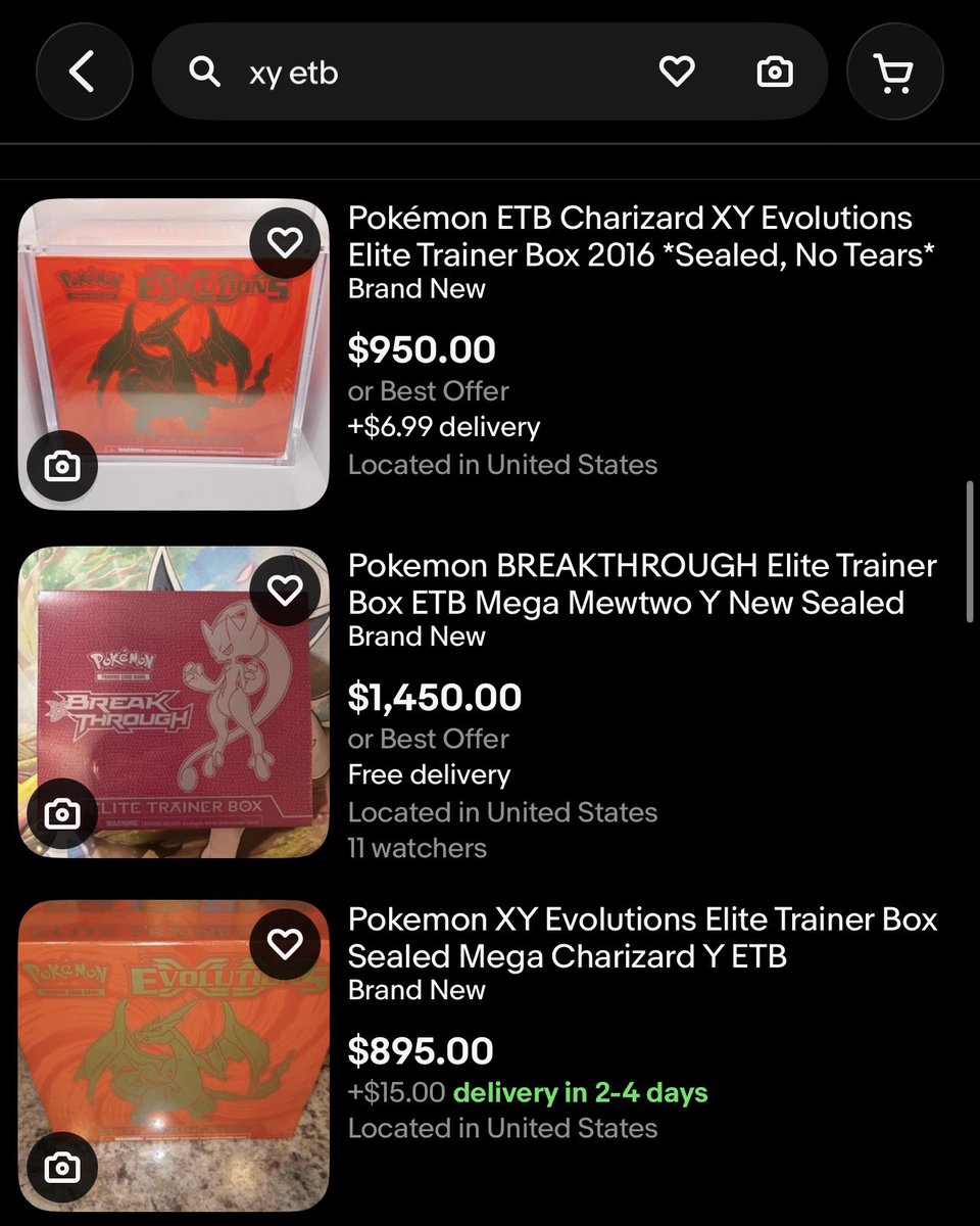 FlipFlip's tweet photo. Charizard XY ETBs are $900
The Chase Card in a PSA 10 is $600
The Raw Chase Card is $149

Don’t normally see these numbers. Unique to this set being incredibly weak. https://t.co/aVHvunSdQv