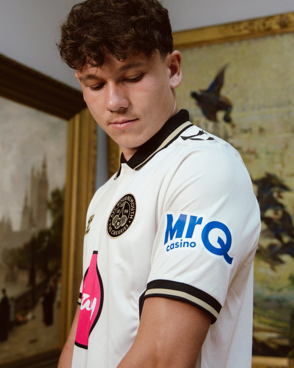 afcbournemouth's tweet photo. Moments framed in time 🖼️

Introducing the 2026/27 AFC Bournemouth third kit 🤍🖤