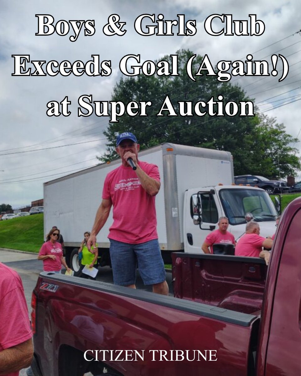 CitizenTribune's tweet photo. Boys & Girls Club Exceeds Goal (Again!) at Super Auction
By Wade Littleton Tribune Staff Writer
August 11, 2026
Find the full story on our website, the link can be found in bio.
#Boys&GirlsClub #Auction #ForTheKids #Community https://t.co/xQMprmU33A