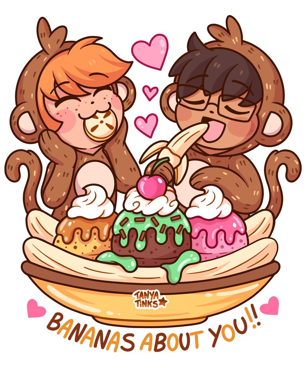 TanyaTinks's tweet photo. Banana split buddies 🤎🍌🤎 https://t.co/2qLEwPXTr2