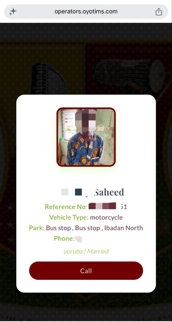 authorityenigma's tweet photo. What Oyo State just did with bike rider security deserves applause.

Mandatory QR-coded vests for all registered riders for accountability and traceability.

If we’re serious about safety, other states need to adopt this model ASAP.

Copied the 📸 https://t.co/d3TUwk2TWv