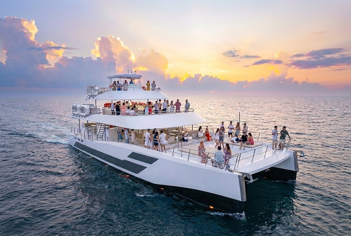 MEXICOEXPERTS's tweet photo. In Puerto Vallarta, our newest catamaran brings meeting &amp; incentive programs to life. This floating venue hosts up to 200 guests on Banderas Bay with private dining, sunset views of the Sierra Madre &amp; your own DJ. Contact an Expert today. #MPI #SITE #IRF #MeetingIncentiveExperts https://t.co/tcuvLruqTw