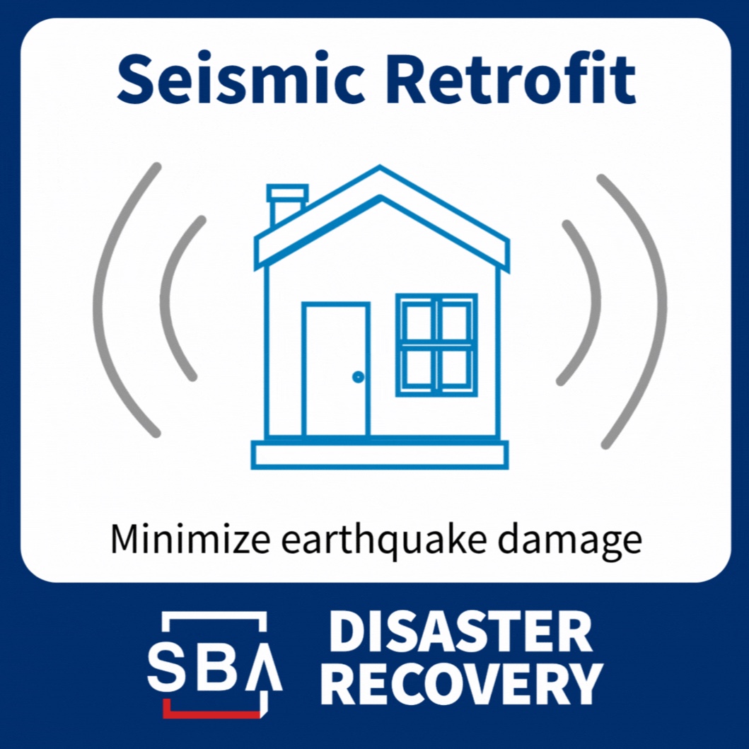 SBA_ODR's tweet photo. Earthquakes don’t wait. Retrofit your home today to prevent devastating damage. Learn more: https://t.co/YoBu74ncVW
#ReduceRiskProtectFuture https://t.co/xB5BaN07v0