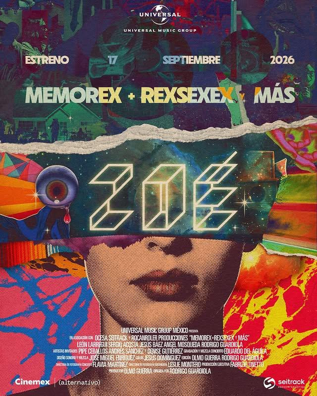 mehaceruido's tweet photo. A casi un año de las 6 fechas de @zoetheband en el Estadio GNP llegará el 17 de septiembre a las salas de @Cinemex MEMOREX + REXSEXEX Y MÁS dirigido por Rodrigo Guardiola, preventa el 20 de agosto. Esta fue nuestra reseña https://t.co/F668EhgWyt https://t.co/2WHKqwtXvw