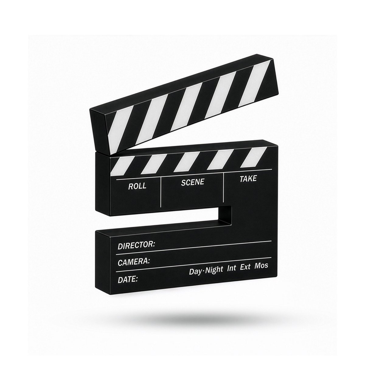 dr_ahmeddesign's tweet photo. كـ لاكيت 🎬 حرف يأخذ دور البطولة 

تجربة بصرية تجمع بين الحرف العربي ورمز من عالم السينما https://t.co/9EMejHumM0