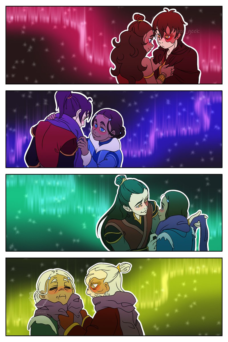 bee_geek's tweet photo. 💕💙💜❤️💕 
@zutaraweek 
Day 3
Prompt: Aurora 

"Let me help you with that."

#zutara #zutaraweek #zutaraweek2026 #zuko #katara #avatarthelastairbender https://t.co/ll0FW6p9pq