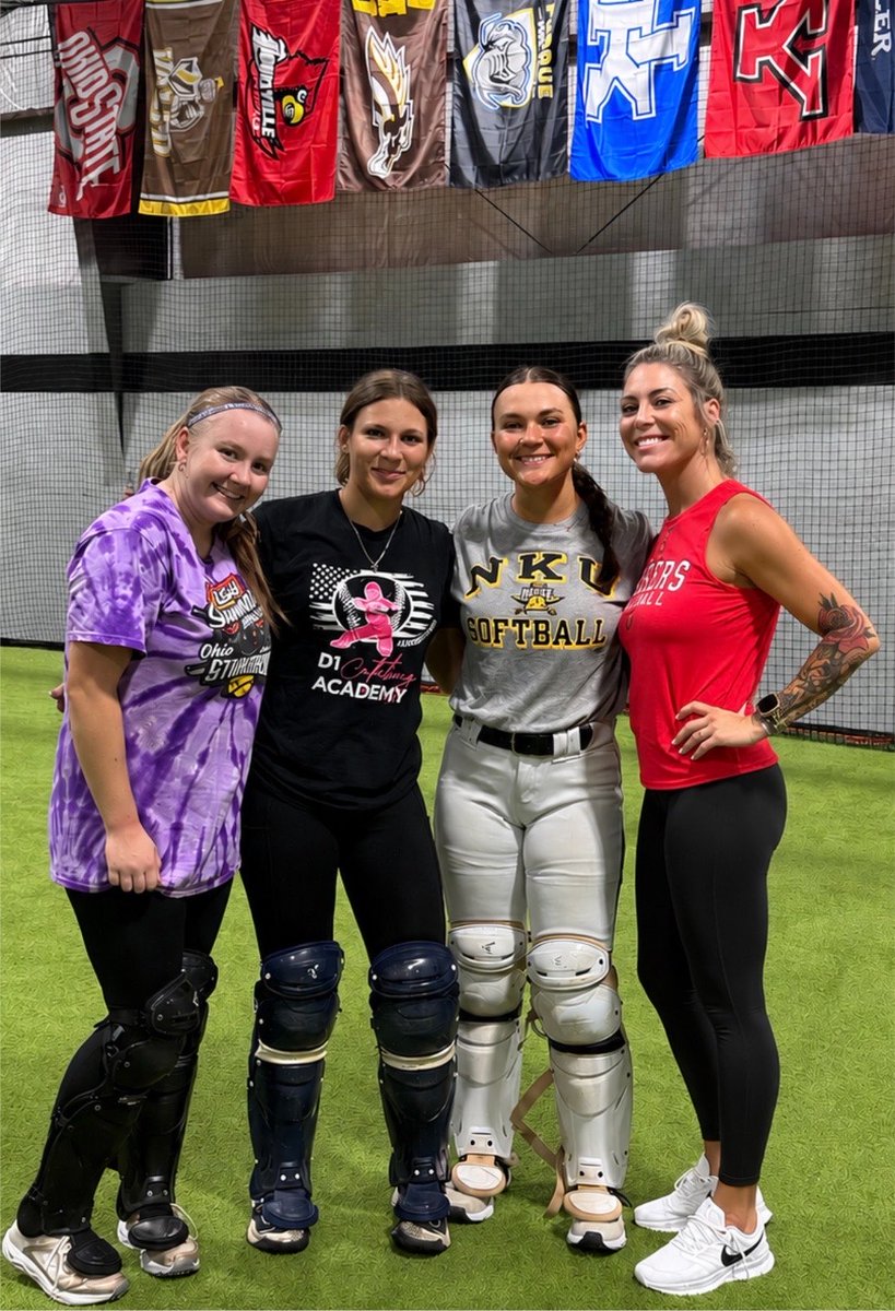 CoachJackieSB's tweet photo. A final workout with a few of my college girls today. They are heading out soon. Some of the best kids I’ve been blessed to be around! Keep that next chapter rolling, my girls! So very proud of you! #NKU #PotomacState #MVNU https://t.co/fE1eZHdJyT