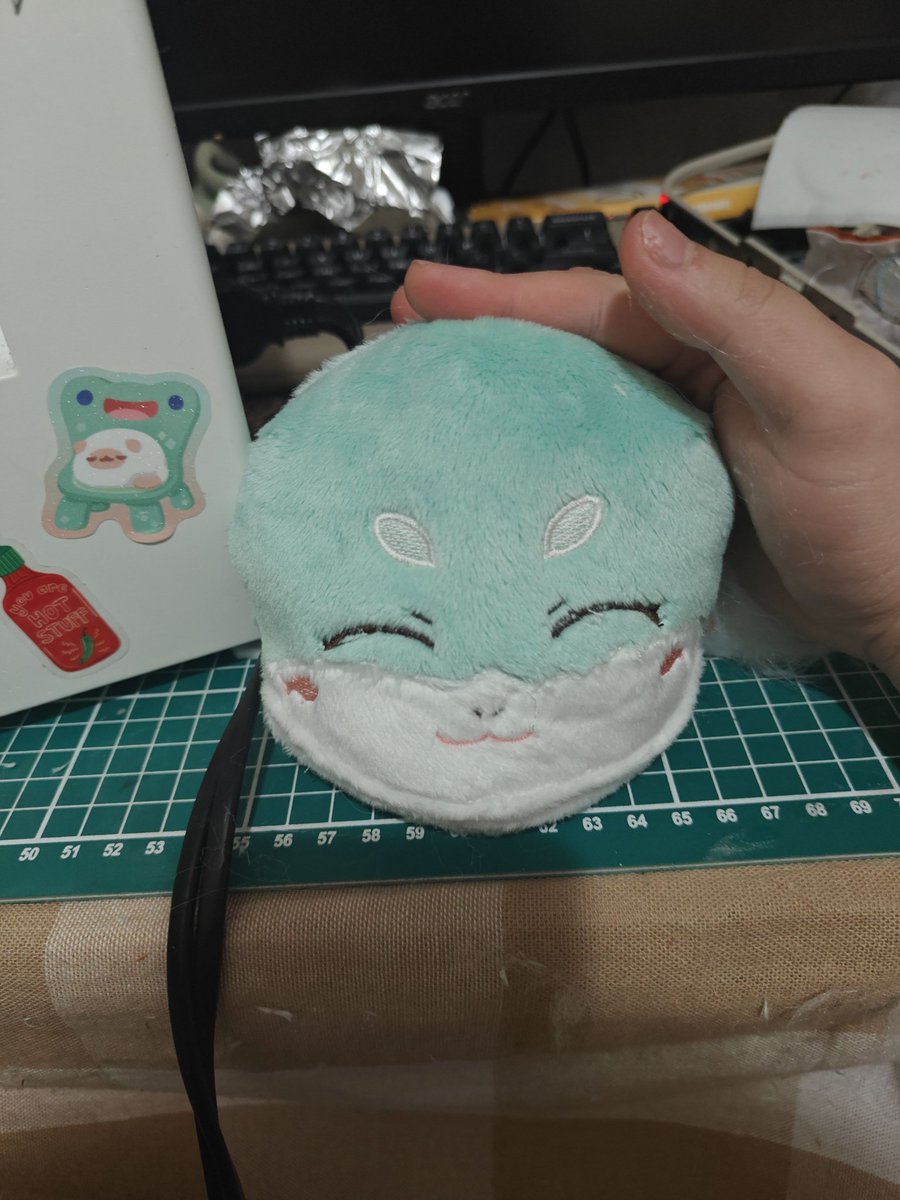 BlackriverPlush's tweet photo. Me making furry stuff for once! ? Honestly I think they're so cute... I should do this more often https://t.co/WA5BvoJsUR