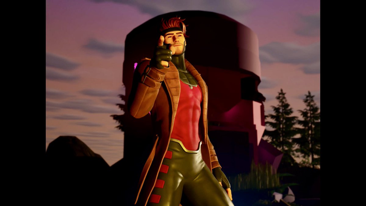 gamingnath01's tweet photo. Gambit and rogue sentinel battle ground custom build #xmen97 #marvel #fortnitecreative https://t.co/XmM0VA91qh