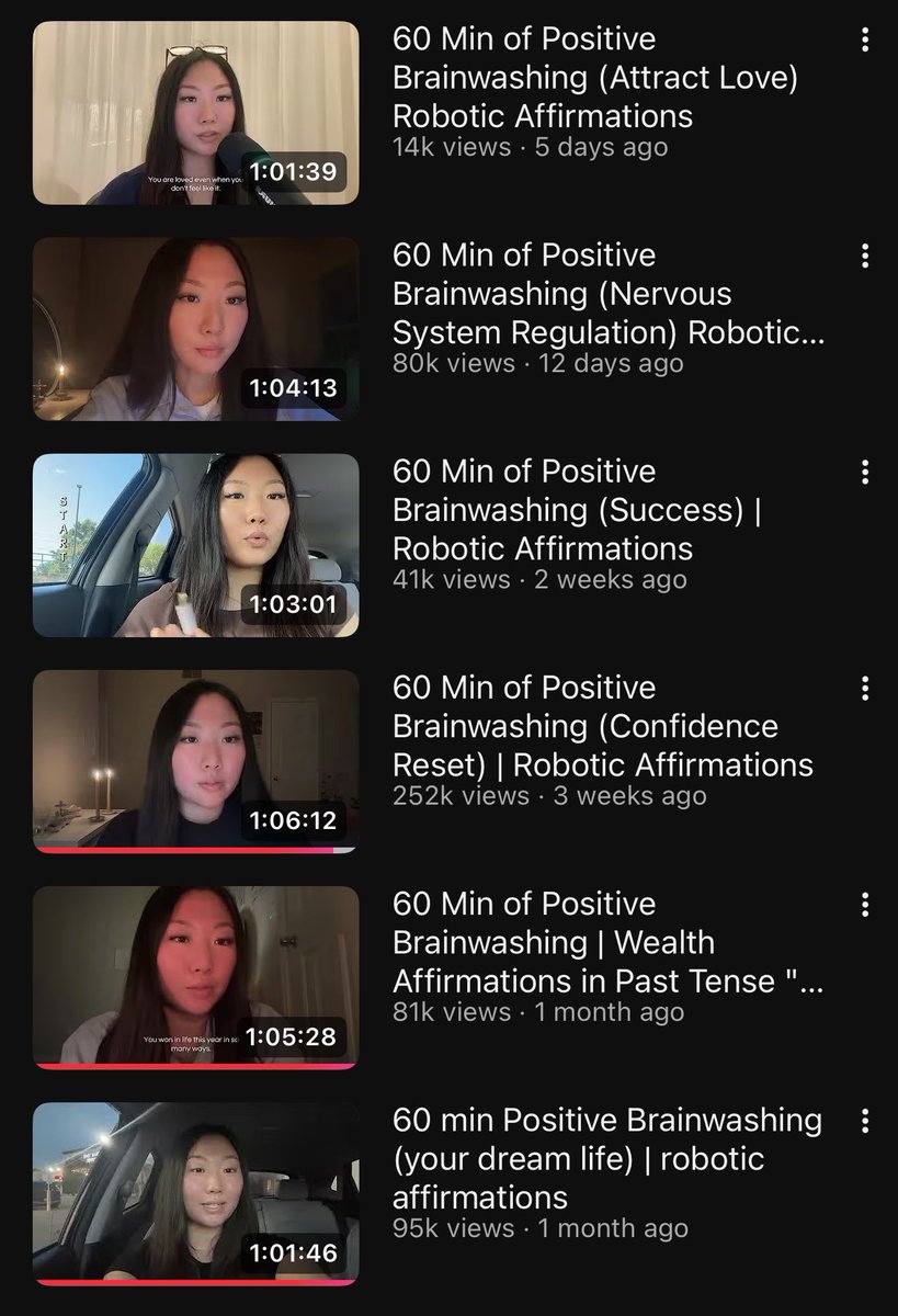 femininaura's tweet photo. I wanted to share someone I discovered in the search of non-AI affirmation channels: Apex Mind by Sarah ✨ https://t.co/MkTF2qMLk9