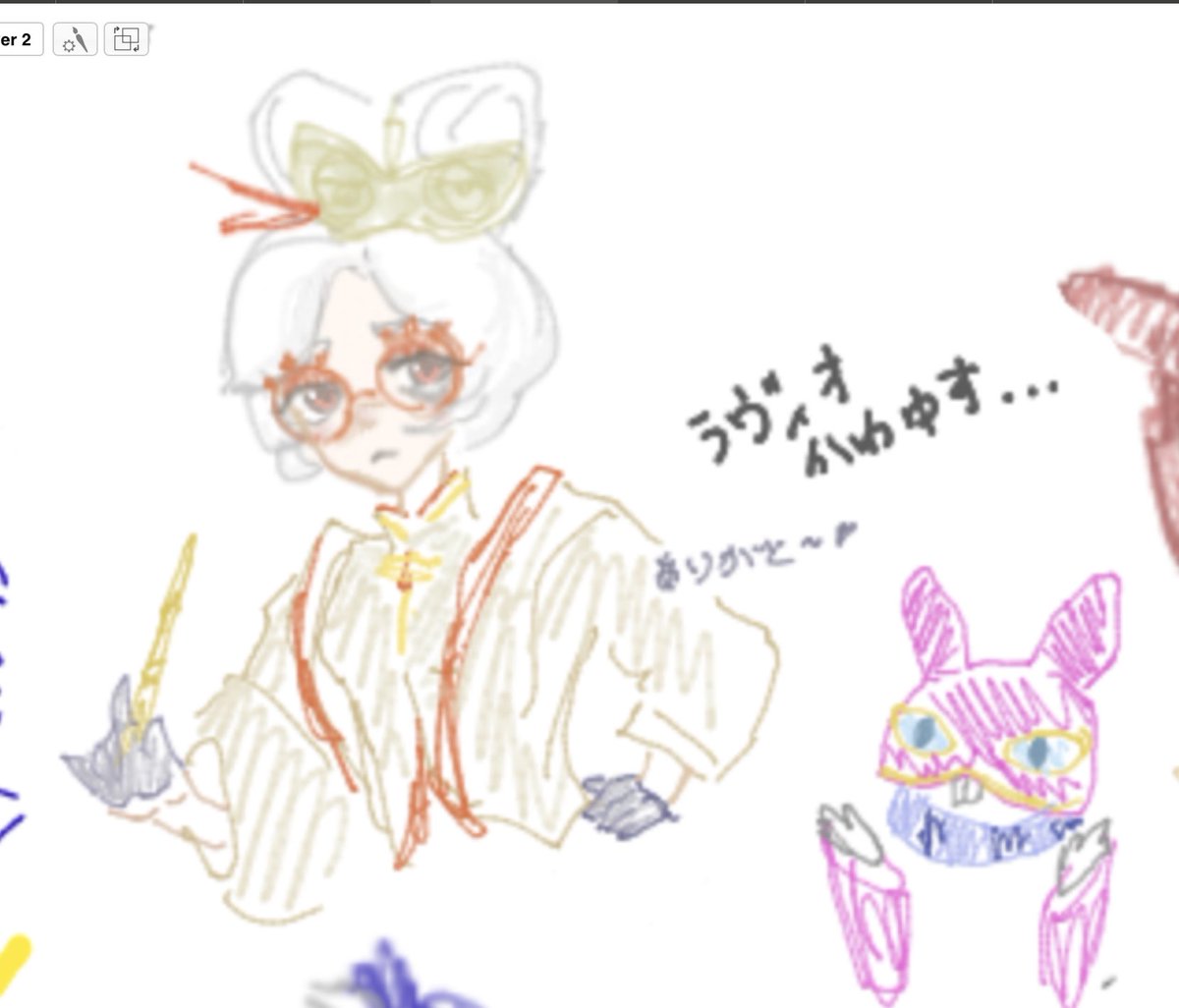 Kokotidayooo's tweet photo. 絵チャ楽しかったですありがとうございました！遅くまでお疲れ様でした！✒️ᝰꪑ
また遊んでください〜！ https://t.co/p1Hexu9h6J