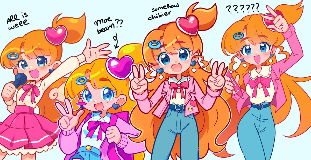 marikyuunVT's tweet photo. all these Maris were drawn this year without reference 😬😬 I've no idea where my style is going and that's scary!!! https://t.co/0yoPF9maSN