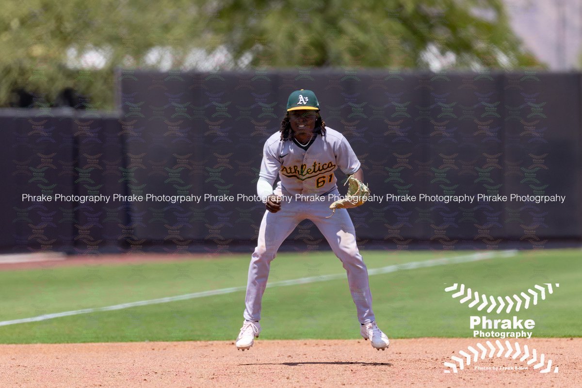 phrakephoto's tweet photo. KJ White Jr (61) 3B A's UDFA 2026 @thekjwhite @southernubsb #athletics #Atléticos #oaklandas #drumtogether #oaklandathletics #LosAtléticos #rootedinoakland #BabyAs @AthleticsFarm
#goas #greenandgold #thegreenandgold https://t.co/UnEPABqSO2
