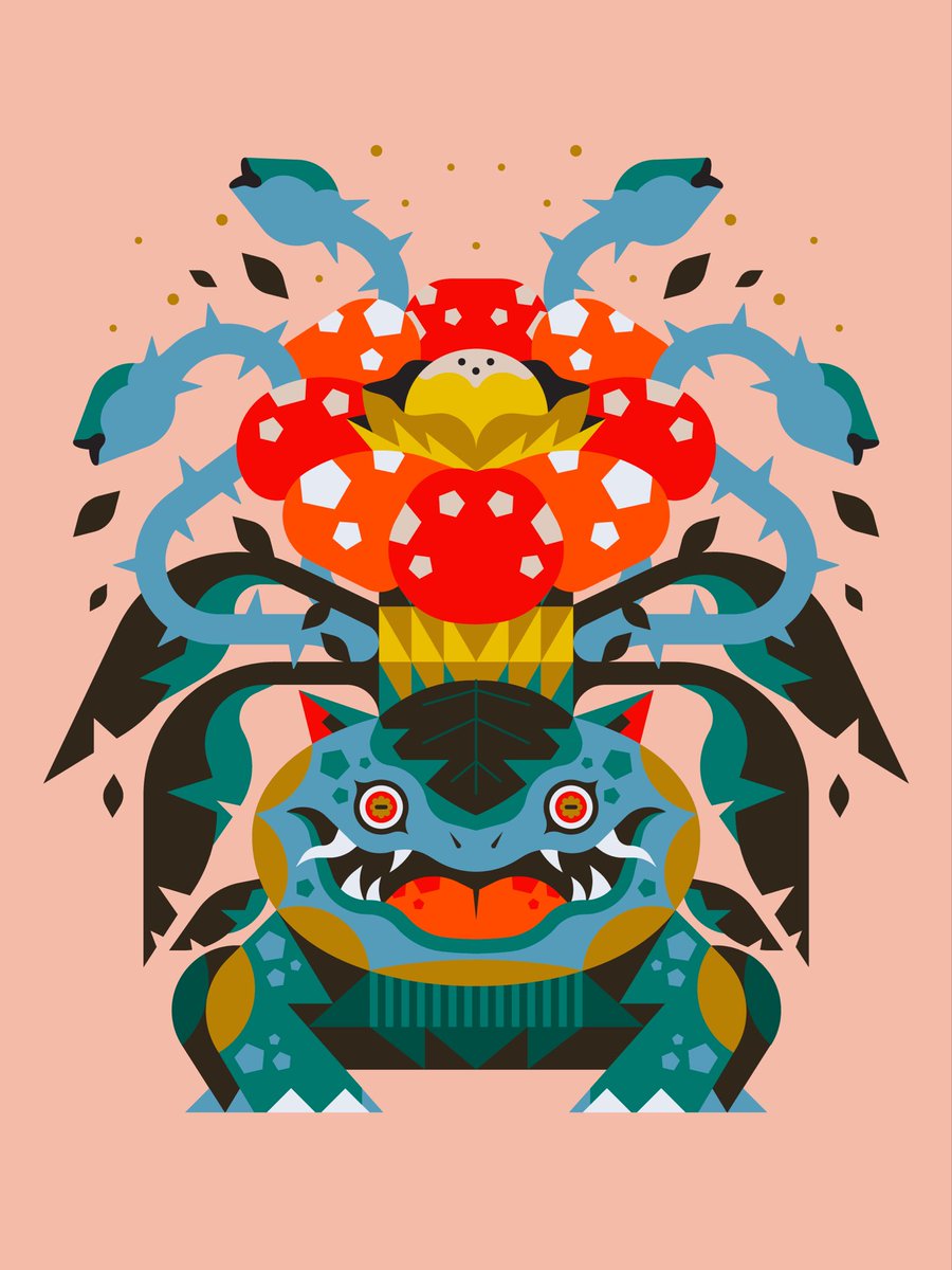 slaterdesign's tweet photo. Trying to make more art just for myself lately. I grew up spending hours drawing Pokémon from memory, so with Pokémon turning 30, it felt like the perfect excuse to reconnect with that part of myself.

Venusaur felt like a good place to start. Lugia or Gengar next?

#Pokemon https://t.co/eNQ6QYFMPD