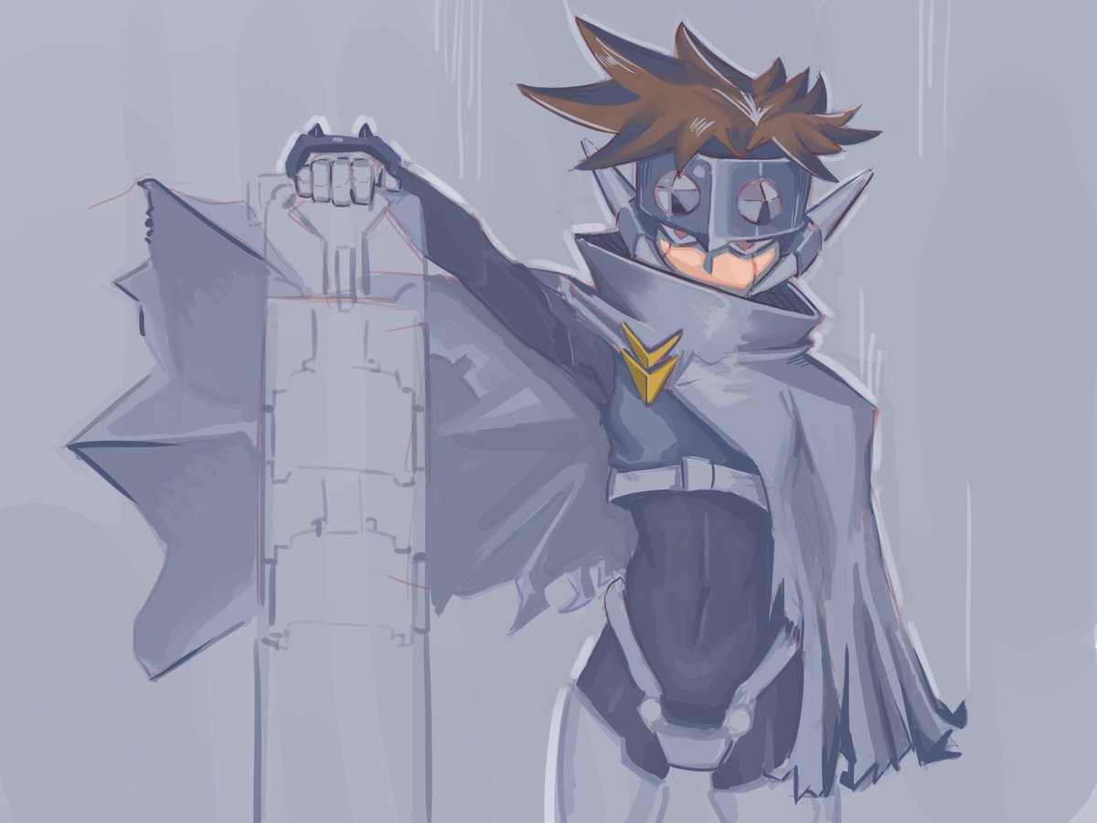 datobaart's tweet photo. redrawing a Rockman Zero's OC https://t.co/69eyurOc1T
