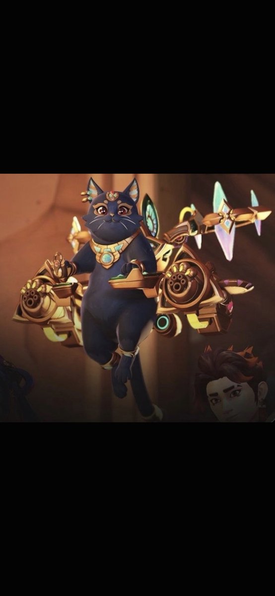 Lucicaminos's tweet photo. @OWCavalry I followed and retweeted my favourite skin this season is the jetpack cat one because I love the creativity of the themeing and how ancient used to worship cats https://t.co/7oSApPUKer