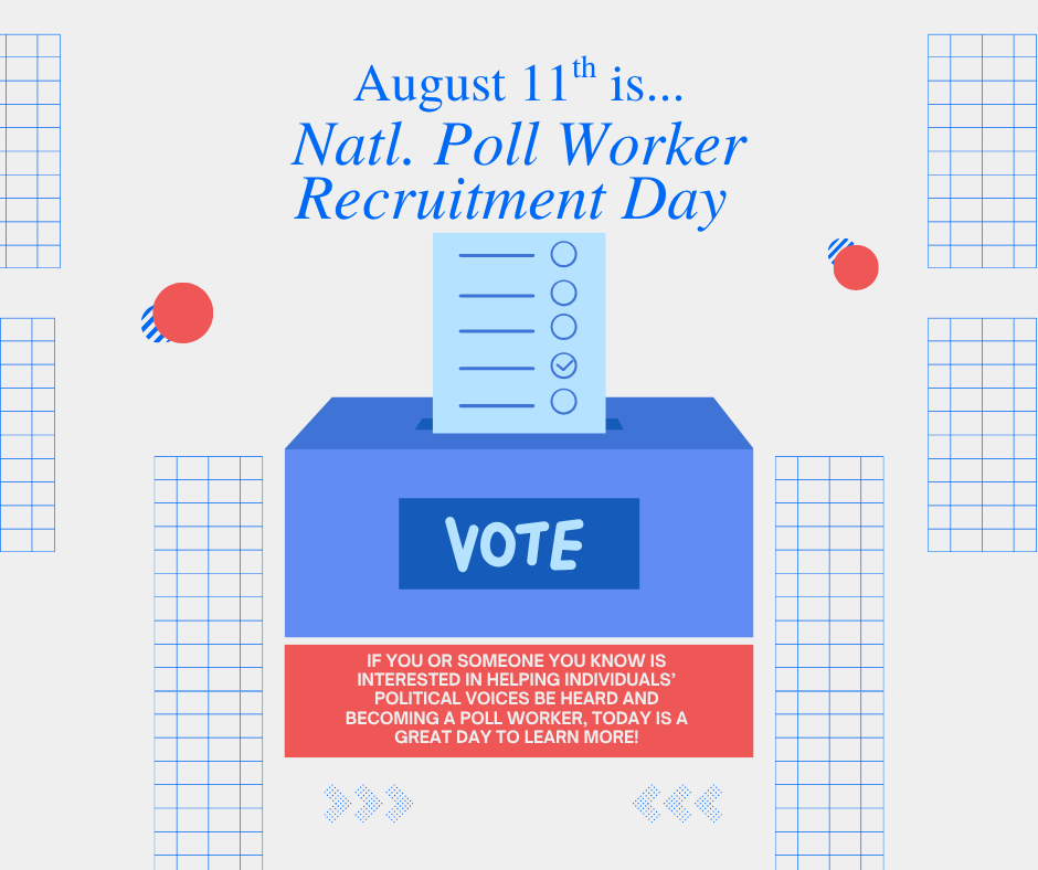 LWVVA's tweet photo. If you are interested in becoming a Poll Worker through the LWV partnership with Power The Polls CLICK https://t.co/yJGpjrKHAE https://t.co/zMQtubTqv0