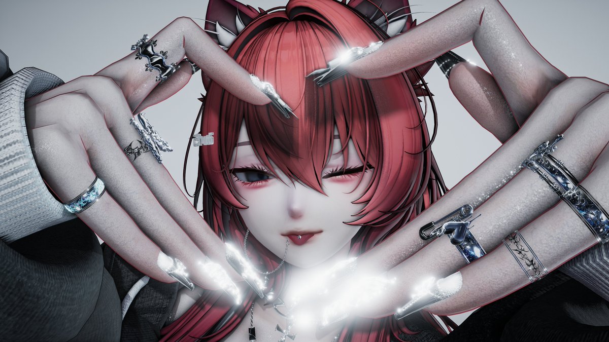 midau_'s tweet photo. おはよー！爪眩しいんだけど、、
#Shinra3D https://t.co/fk5U8ZBvoi