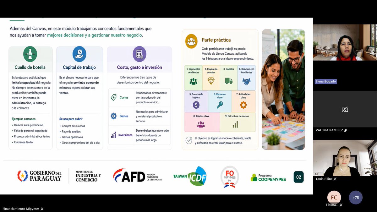 fomipymespy's tweet photo. 🚀 Módulo 6 de Avanza Mipymes: *Preparación del Trabajo Final*.

Con este sexto y último módulo, culminamos la etapa de formación de Avanza Mipymes: Líderes de Desarrollo Empresarial – Edición Facilitadores. https://t.co/EQ234GjA7b