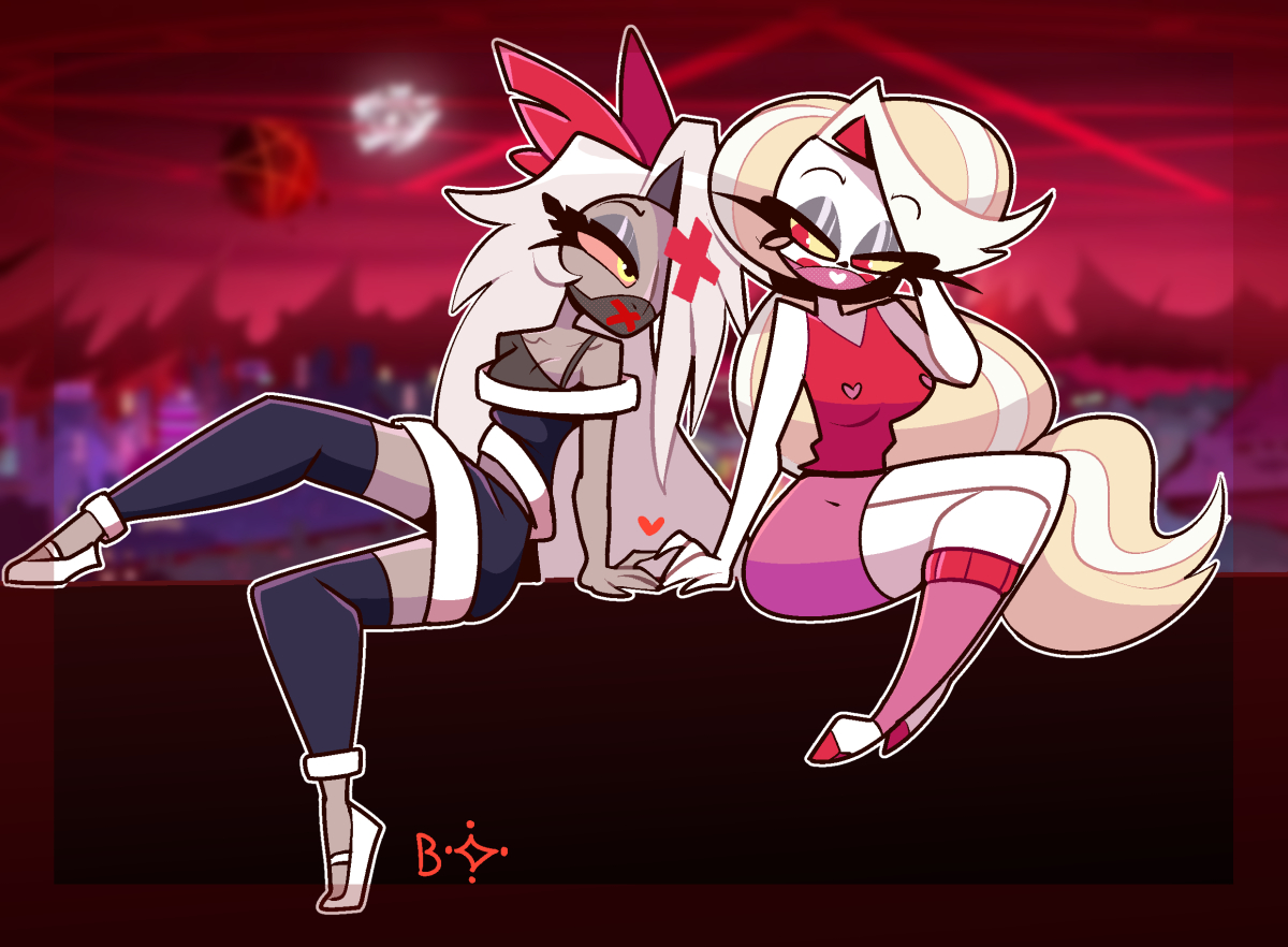 BrightStarArts's tweet photo. Chaggie being Hell's cutest couple~
#HazbinHotel https://t.co/g5fsiKlmMt