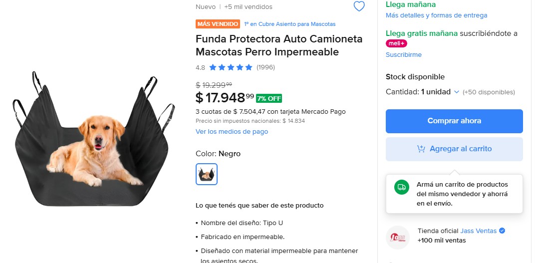 changonuevo's tweet photo. 🚗 Lleva a tu perro con vos siempre

Funda protectora impermeable para auto y camioneta.
✅ Se adapta al asiento trasero
🐶 Tu perro viaja cómodo y feliz
📏 Medidas: 140 × 140 cm

https://t.co/x11q6mHjcy https://t.co/tycrAUX7Zt