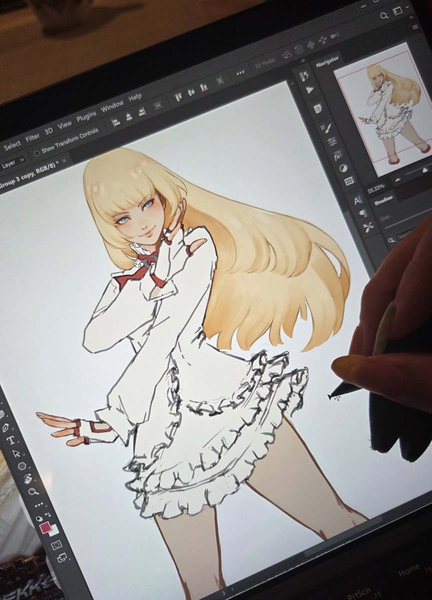 KUMANZART's tweet photo. Original outfit version #tekken https://t.co/M9Fs5SVYa9