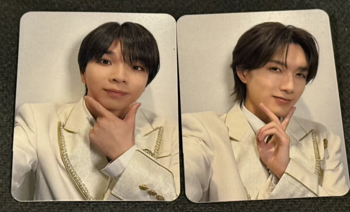 enoki_kimuchi's tweet photo. EBiDAN Yes！東京 15周年 M!LK盤封入トレカ 交換

【譲】
通常 佐野
ミニ 塩﨑 山中

【求】
通常 曽野
ミニ 吉田

郵送希望

ぜひお気軽にリプDMください🙌🏻
 #EBiDAN交換 #MILK交換 https://t.co/dKhqD8G9h4