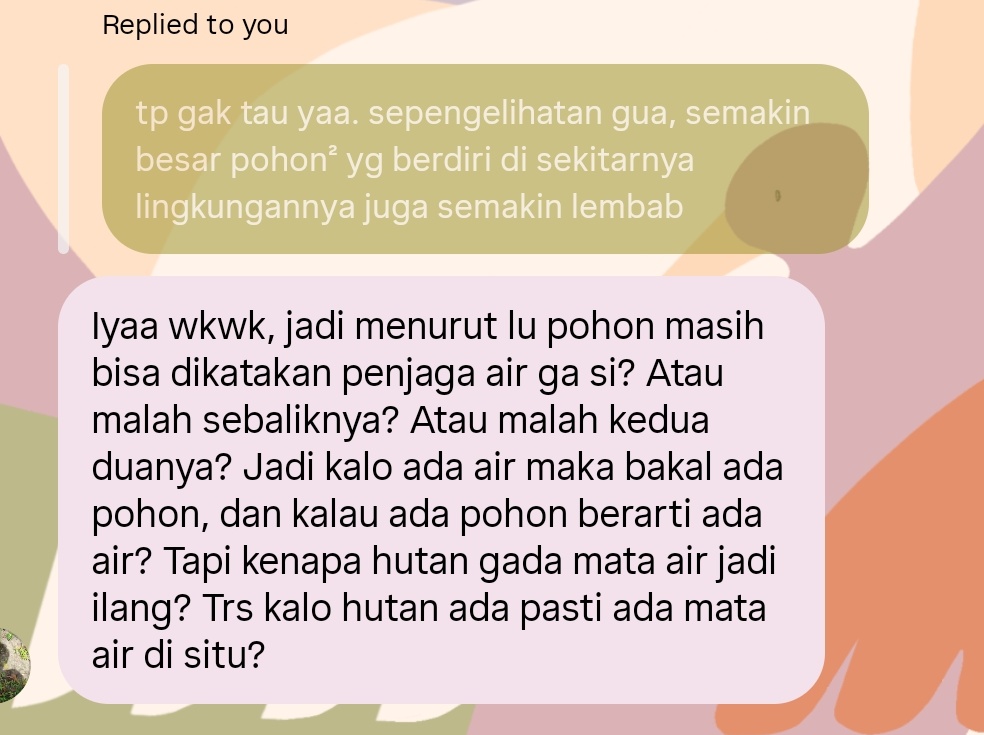 tuiterhanip's tweet photo. dengan orang yg tepat, hobi "mikir" yg aku punya gak dianggap aneh, bahkan diasah setiap kali kami ngobrol. jadi, sekarang gak ngerasa aneh lagi kalo kebanyakan mikir, malah disalurkan 😂 https://t.co/me7VZmmk0O