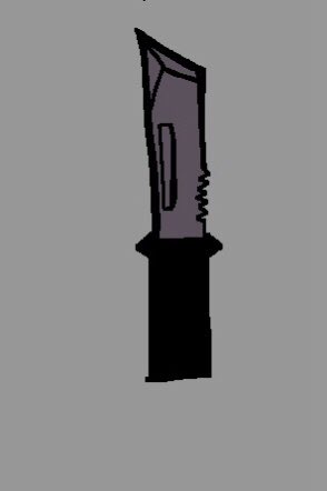 MoonWolf123456's tweet photo. @ruskshrimpguy Here’s Crimson and his knife https://t.co/Nys2Hnoroy
