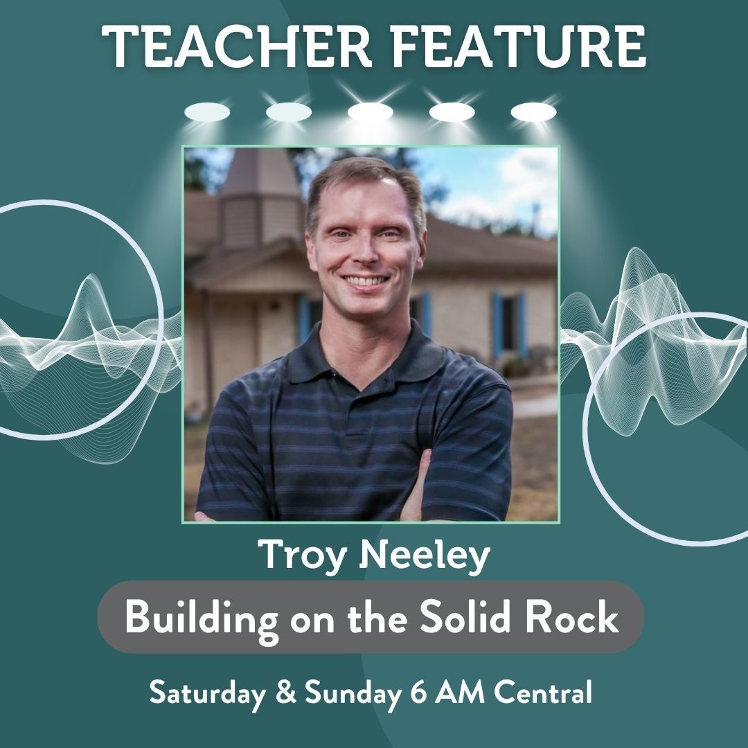 RadiobyGrace's tweet photo. Pastor Troy Neely is the Sr Pastor of Calvary Chapel Solid Rock in San Antonio, TX. Building on the Solid Rock airs Saturday &amp; Sunday at 6 AM Central https://t.co/jg2NMGSuBv