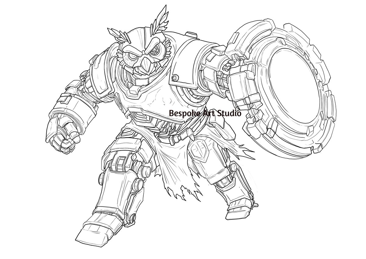 bespoke_art_'s tweet photo. #wipart of OWL Warforged Paladin
#artshare #dndart #dnd #dnd5e #fantasyart #dungeonsanddragons #dndcharacter #armor #paladin #ttrpg #digitalart #fantasy #warforged #workinprogress #scifi #artistsupport #art https://t.co/BeoebBrpGG