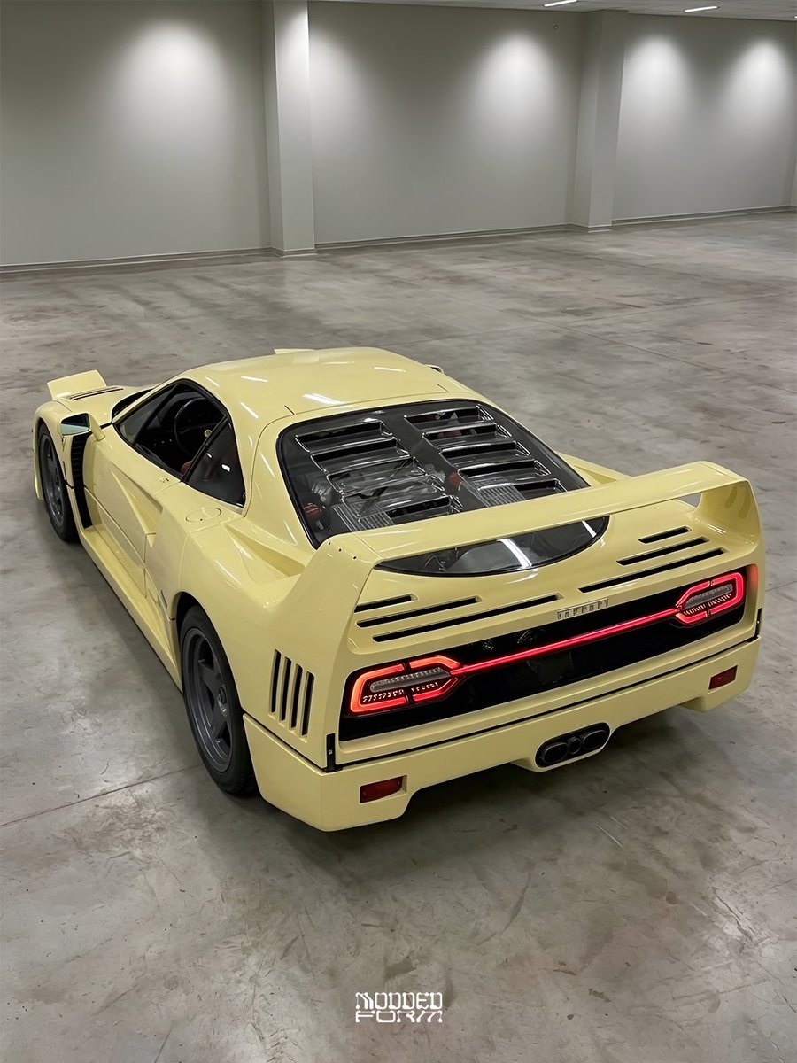 moddedform's tweet photo. F40 Restomod https://t.co/1YskybsRbe