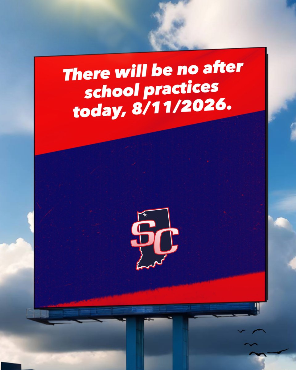 SouthCentralAD's tweet photo. No athletic practices today due to extensive storm damage in the area. https://t.co/fNHRJ0B6LY