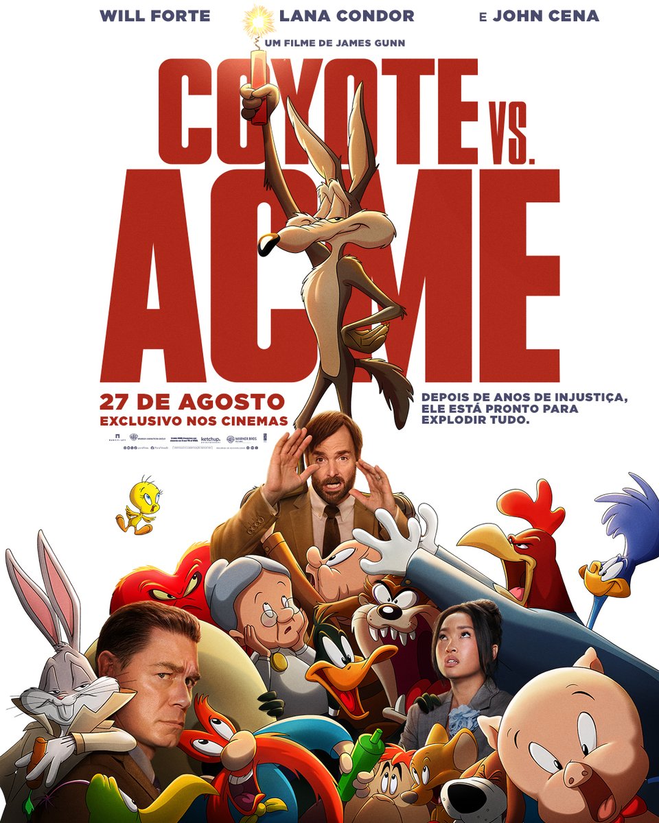 ParisFilmes's tweet photo. Para chegar ao topo, o Coyote vai precisar de um plano à altura.

Um filme de James Gunn, Coyote vs. Acme, 27 de agosto, exclusivamente nos cinemas.

#CoyoteVsAcme #CoyoteOFilme #ParisFilmes

Pergunte sobre o filme nas redes sociais do seu cinema favorito. https://t.co/kk6RBznHV3