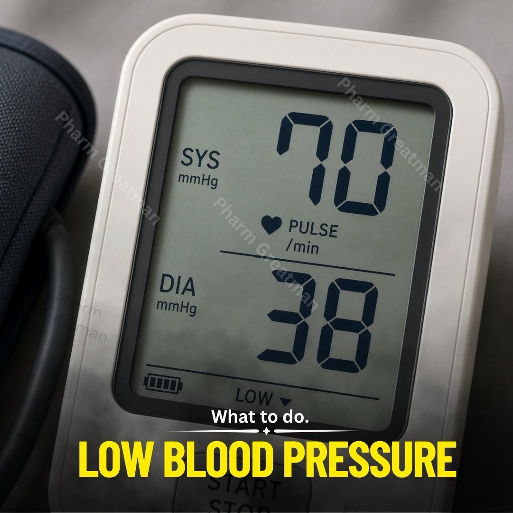 OGreat6's tweet photo. LOW BLOOD PRESSURE &amp; WHEN SHOULD YOU WORRY? 

Not everyone with low blood pressure has a problem.

But when your blood pressure drops too low, your brain and other organs may suffer. 

Learn what you should know and do on this post https://t.co/NF6L8GnHJV