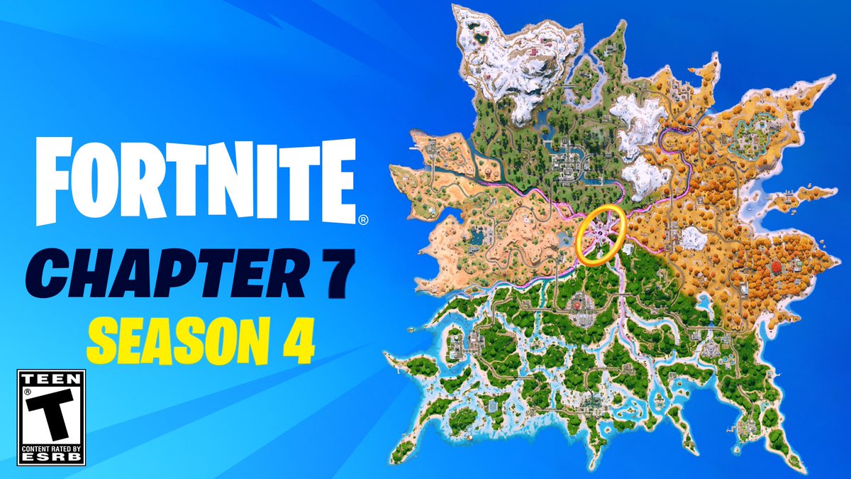 FortniteFNLK's tweet photo. FORTNITE NEW UPDATE 42.00! 

- Fortnite Chapter 7 Season 4 Season
- Fortnite Chapter 7 Season 4 Battle Pass
- Fortnite Chapter 7 Season 4 Map
- September Crew Pack
- New Sprites 
- Sprite Garden
- Bullet Sprite
- Dumpster Dive Sprite
- Honey Sprite
- Pond Sprite 
- X-Ray Sprite
- 99 Nights In The Forest Skin
- Sonic Skin
- Persona 5 Skin
- Tetris Skin 
- Kingdom Hearts Skin
- Mega Man Skin
- Pac Man Skin 
- Control Resonant Dylan Faden Skin
- Resident Evil Skins Updated?
- Polo Prodigy Skin LEGO Update?
- New Blitz Update 
- New Blitz Map 
- New Blitz Loot Pool Update
- New Reload Update 
- New Reload Loot Pool Update 
- New Reload Map
- New Pets Sidekicks 
- New Jam Tracks 
- New Skins, Emotes, Bundles, Packs
- New Icon Series Emotes
- New Car Body’s 
- New Kicks 
- Updated Item Shop Tabs 
- Map Changes
- New Weapons or Items 
- Unvaulted Weapons or Items

RELEASE DATE: THURSDAY AUGUST 20 AT 2AM ET!