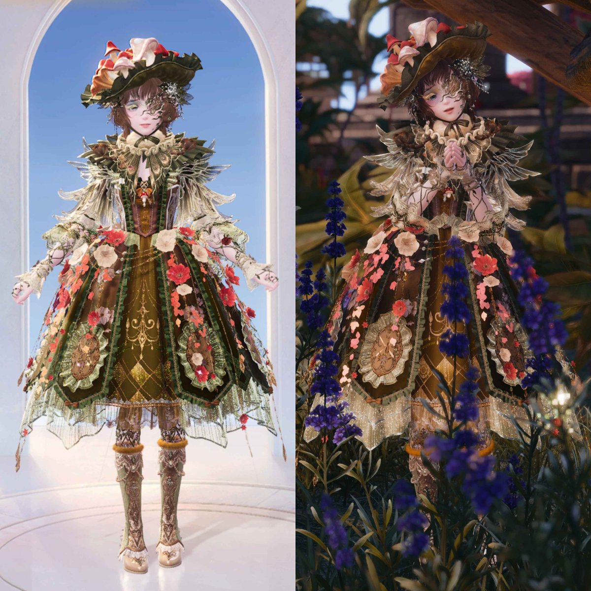 micr0tache's tweet photo. tried to style the new mushroom hat !!! :DD
#InfinityNikki https://t.co/YH1aOlwlHH