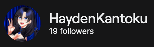 HaydenKantoku's tweet photo. Even though I haven't done too much on here yet, thank you so very much for 35 Subs on ❤️ and almost 20 followers on 💜 big love! https://t.co/So223Z8NUJ