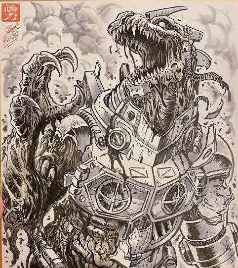 monsterasiazero's tweet photo. Summer Of Godzilla!
#GodzillaTokyoSOS Gallery
Aggressively Regenerating Kiryu By @spankzilla85 https://t.co/oFzyYZBylp