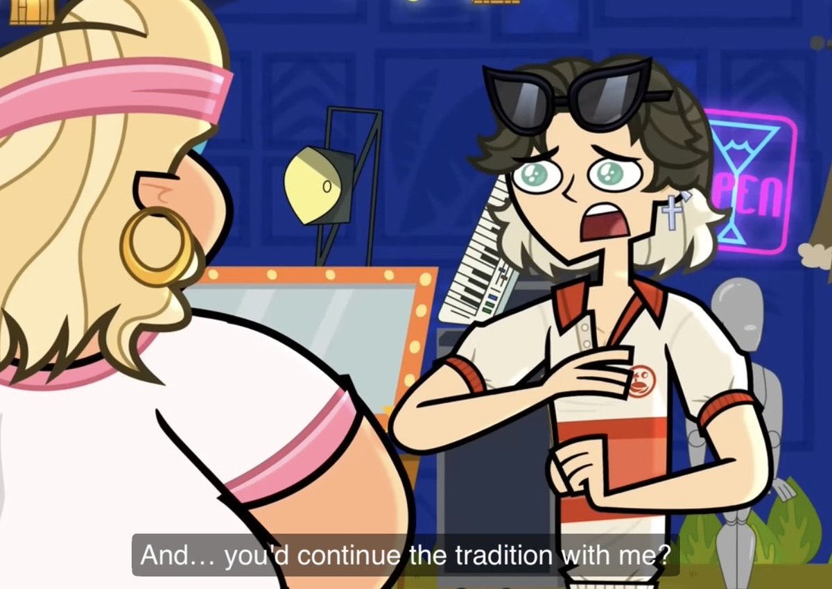 1219Ribzz's tweet photo. Why did y’all include this glasses scene with Evie, only to later end their dynamic on such a negative note? It was incredibly jarring, like tonal whiplash. https://t.co/sQX0bYBfCZ
