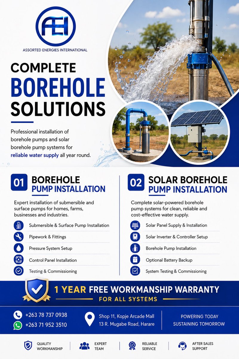 AssortedEnergi1's tweet photo. Borehole drilling and installation services https://t.co/5WLUF9Zxl7