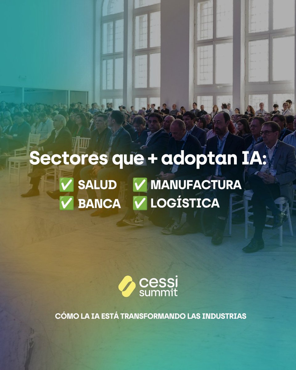 CessiArgenTIna's tweet photo. La IA no es el futuro. Es el presente de la industria argentina. 🤖
4️⃣ datos que no podés ignorar 👇
📅El 14/10 lo profundizamos en el IA Day.
🎟️ Ya podés conseguir tu entrada: https://t.co/FkbcgfgM2s
#IADay #InteligenciaArtificial #CESSI https://t.co/nOJxeKklrT