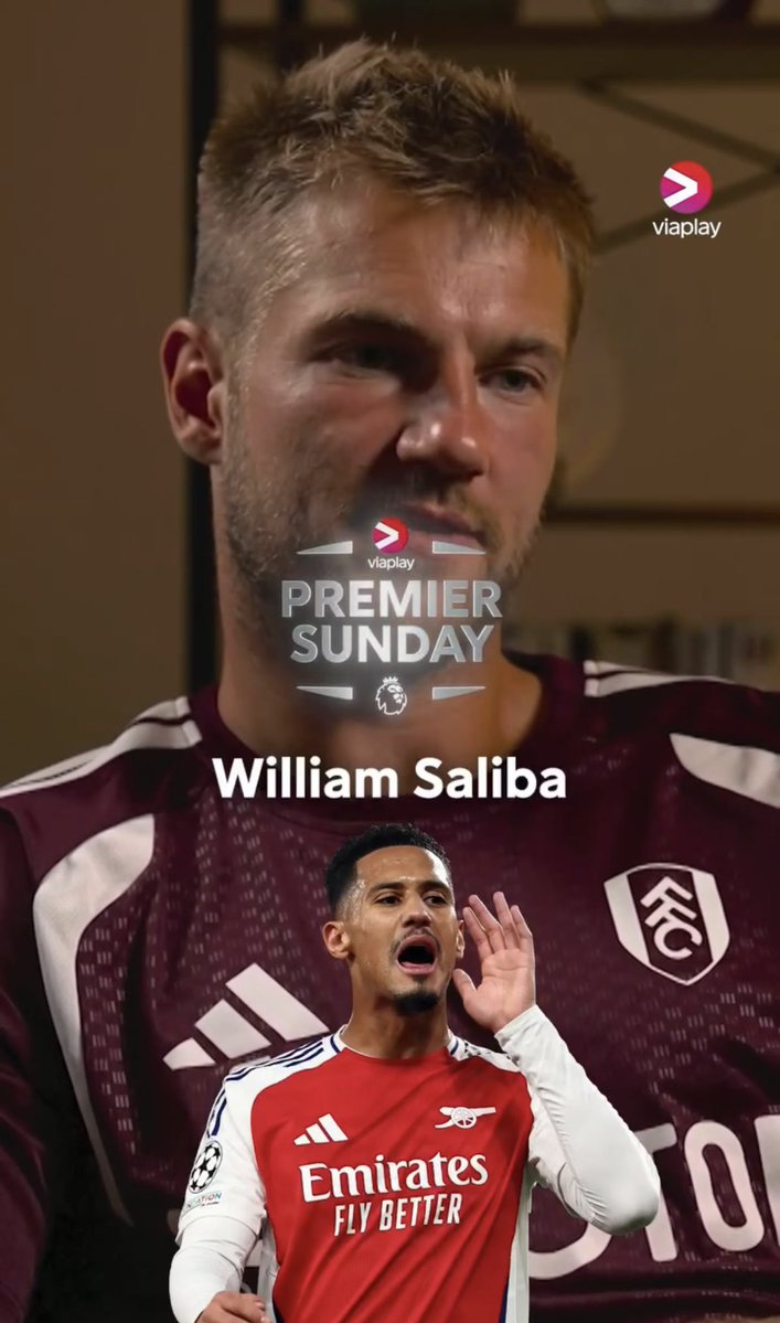 afcstuff's tweet photo. 🗣️ “Most difficult team to play against?”

Joachim Andersen (Fulham): “Arsenal last year.” 🔴

🗣️ “Best defender in the Premier League?”

Joachim Andersen: “William Saliba.” 🥇

🎬 @viaplay https://t.co/kWvBbJ1ye2