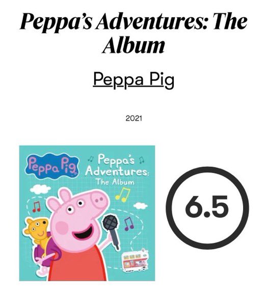 thatwoman's tweet photo. fuck pitchfork and that peppa bitch. https://t.co/Tz4xV4Bo1w