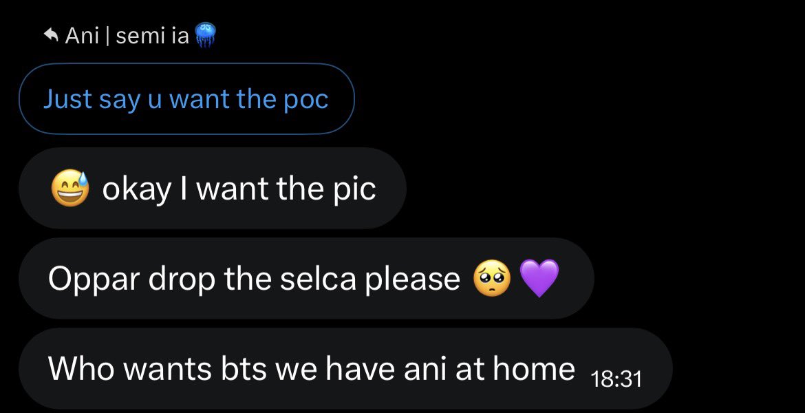 revnssa's tweet photo. #aniselcaday???
Im bts apparently now https://t.co/yFNvgovgtx