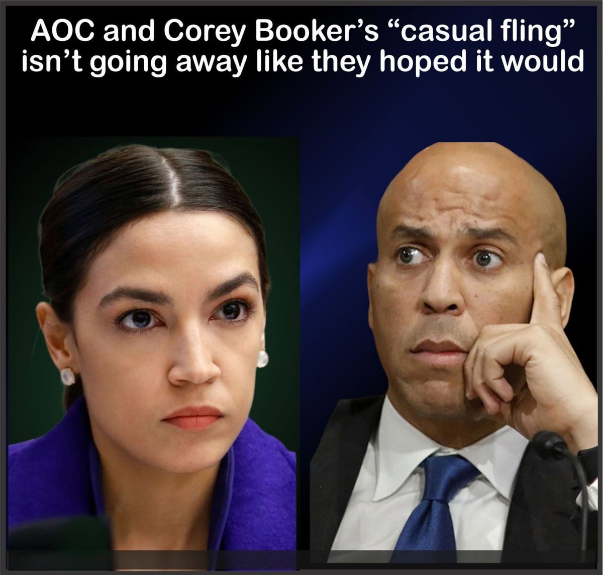 mcafeenew's tweet photo. 🚨AOC AND CORY BOOKER’S “CASUAL FLING” JUST WON’T DIE — AND NOW CONGRESS BELIEVES THEY USED TAXPAYER DOLLARS TO PAY FOR IT!

They thought the story would quietly fade away.

🔗 https://t.co/rW2cb6CvdO

They were dead wrong.

The Congressional Oversight Committee is now digging into whether Alexandria Ocasio-Cortez and Cory Booker spent taxpayer money to facilitate their “casual fling.”

Hotel rooms. Travel. Per diems. All allegedly billed to the American people while the two Democrats carried on behind closed doors.

What started as gossip has turned into a full ethics investigation over the misuse of public funds.

The scandal they hoped would disappear is only getting bigger.

Share this everywhere so the taxpayers who footed the bill finally get answers!

Follow @mcafeenew for more drops.